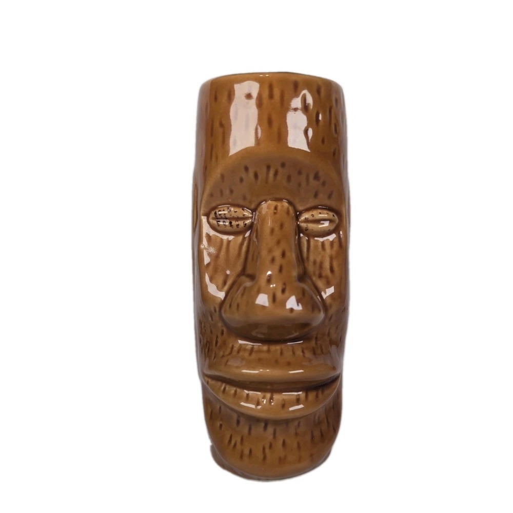Kahiki Supper Club Tiki Mug No. 1 Columbus Ohio Ceramic Tumbler 7" Vintage